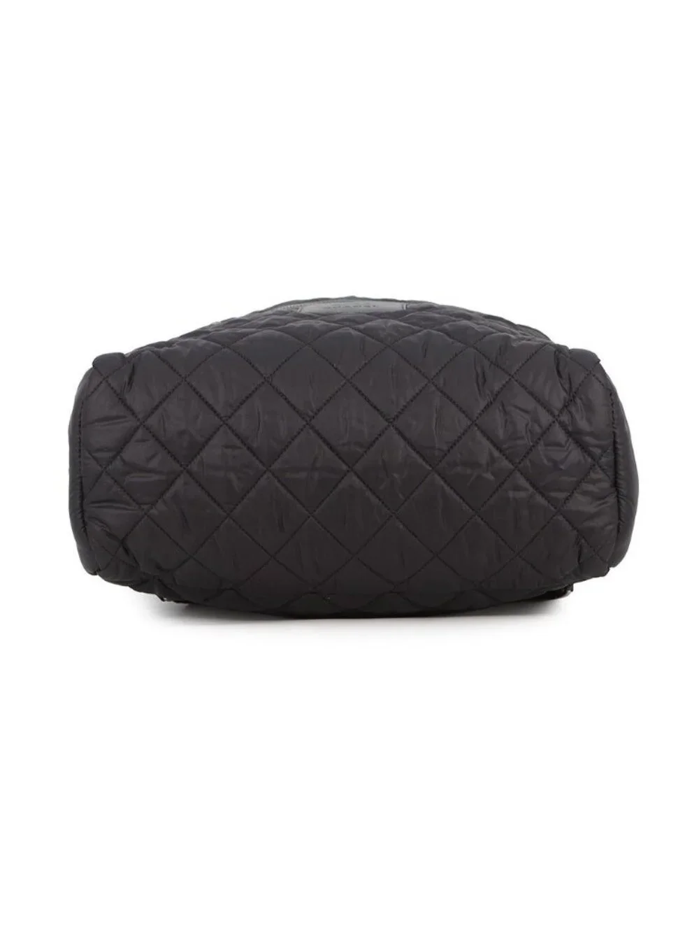 Chanel Backpack CC Logo Quilted CC Nylon Black